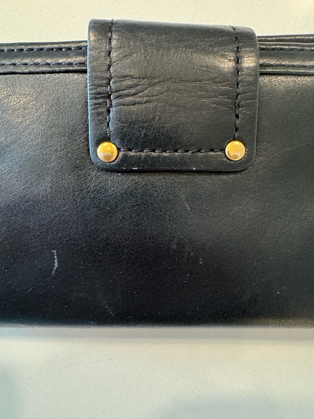 Marc by Marc Jacobs Turnlock Black Leather Wallet - Picture 12 of 12